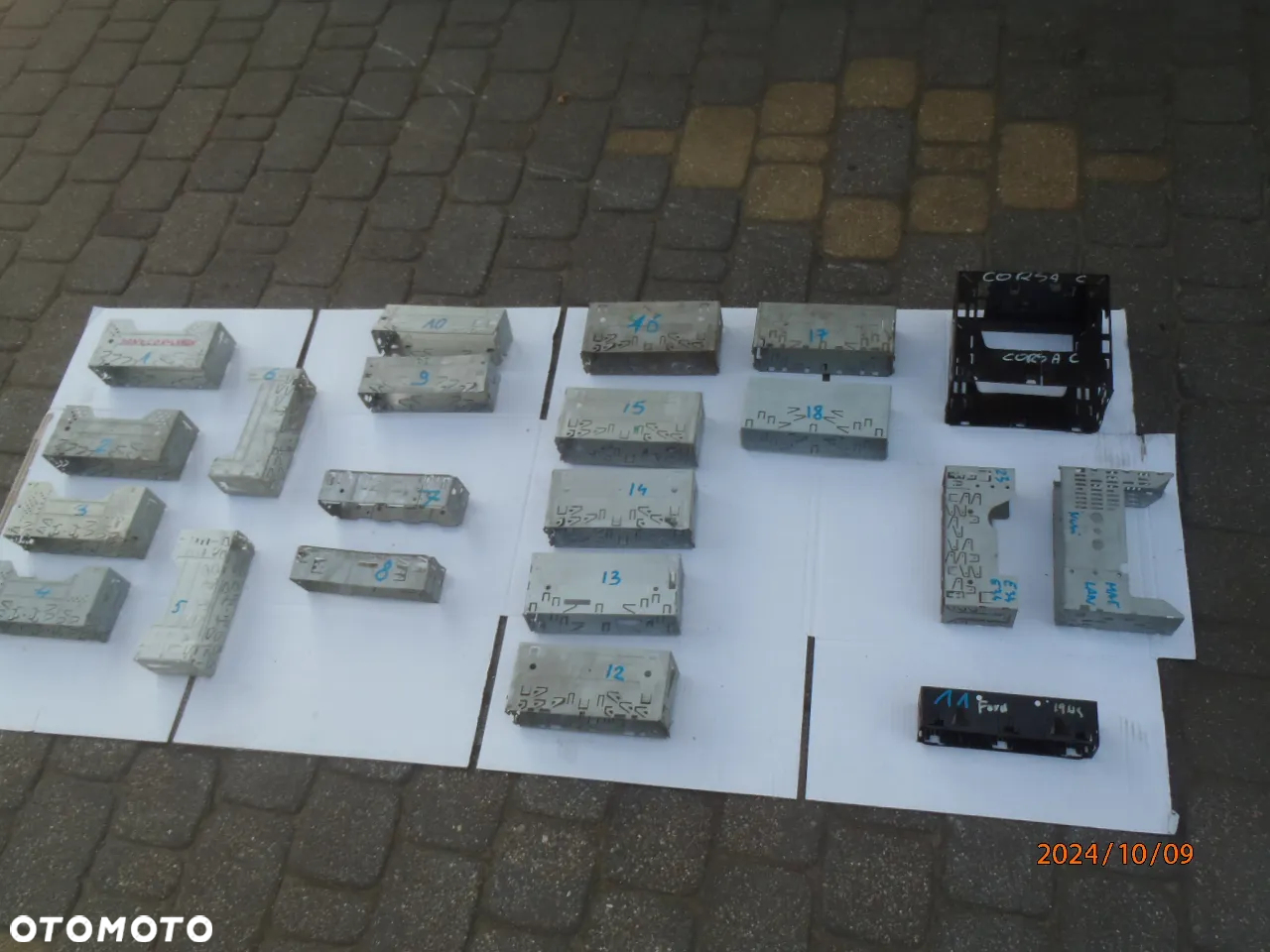 ramka radia 2 din 1 din bmw lanos nubira matiz spark ford fiat croma stilo ducato boxer jumper iveco opel combo c corsa c meriva inne oryginał wszystko do tych fiatów - 4