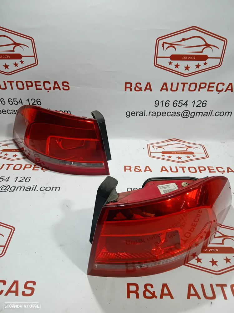 Farolins Trás Traseiro Esquerdo Passat B7 Avant Original - 5