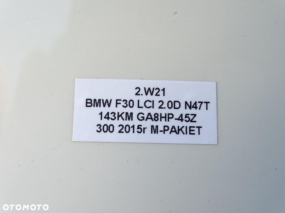 ZDERZAK TYŁ TYLNY 4x PDC ALPINWEISS III 300 BMW F30 SERIA 3 11-15r M-PAKIET - 16