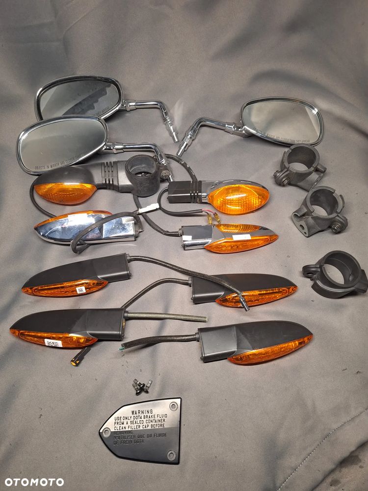 VICTORY CZĘŚCI LUSTERKO MIGACZ KIERUNKOWSKAZ WYDECH TŁUMIK KIEROWNICA PODNÓŻKI - 2