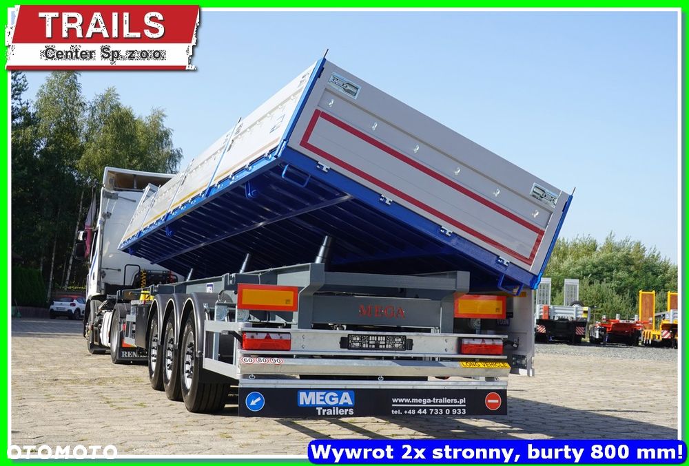 Inny Wywrotka 2x strony, platforma 12,60 m, burty ALUM 600/800 mm !!! - 5
