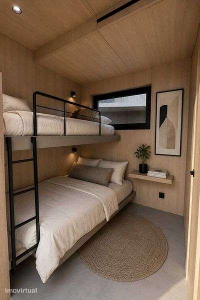 Módulo pré-fabricado T1+1 de 43 m² - Grande imagem: 5/12