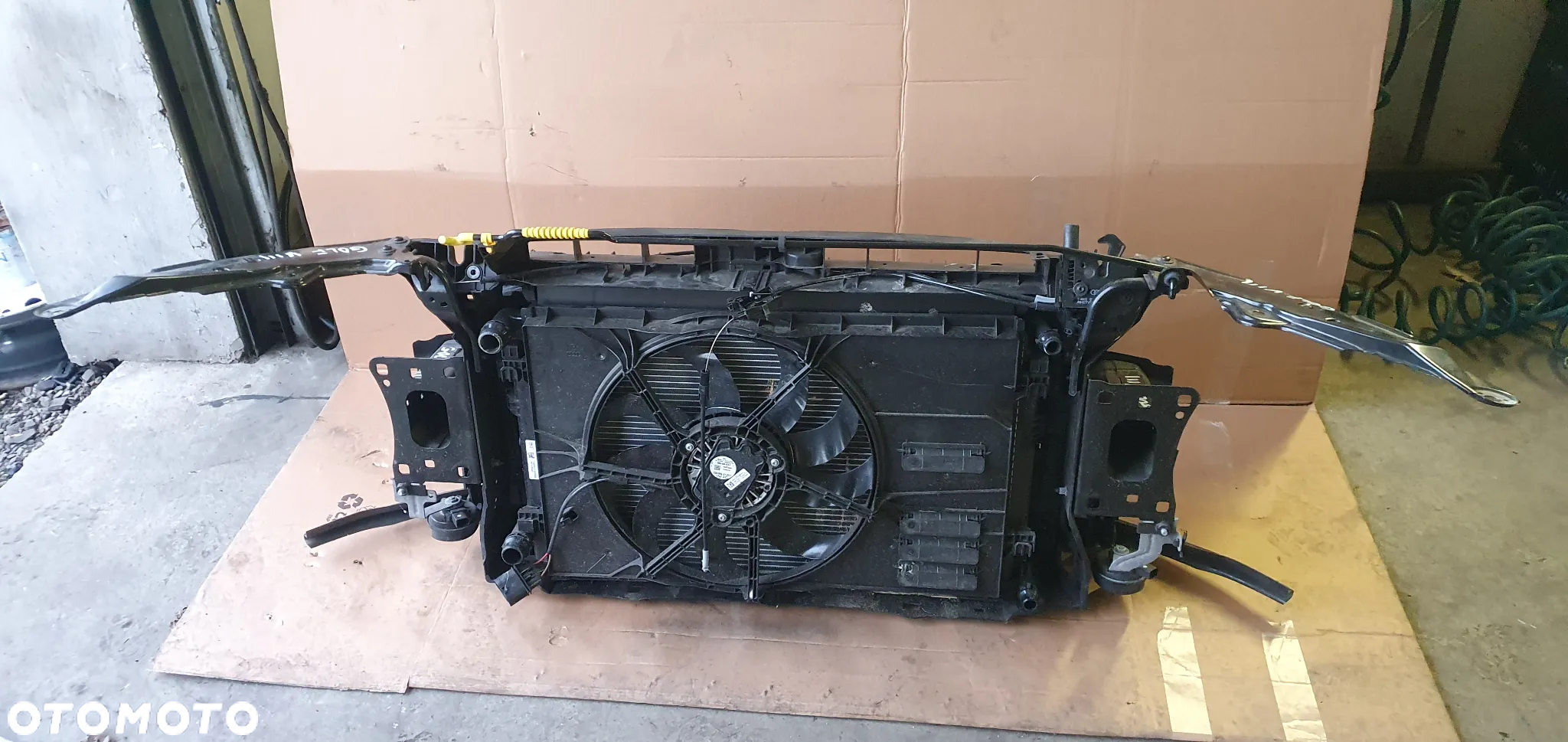 Pas przedni kompletny chłodnice wentylator belka VW Golf VIII 8 2.0 TDI 5Q0121205B 5Q0121207BM - 6