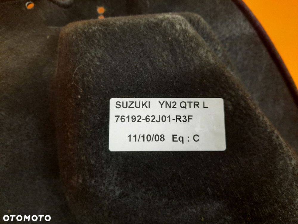 SUZUKI SWIFT IV MK6 04-10 TAPICERKA BAGAŻNIKA LEWA 76192 - 5