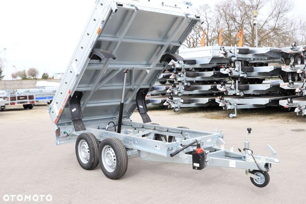 TEMARED TIPPER 2515/2 S 0,75T  253x152x30cm, DMC 750kg, Pompa ręczna , Burty ALU - 16