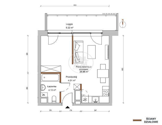 Mieszkanie na sprzedaż, 1 pokój, 35 m², Wrocław