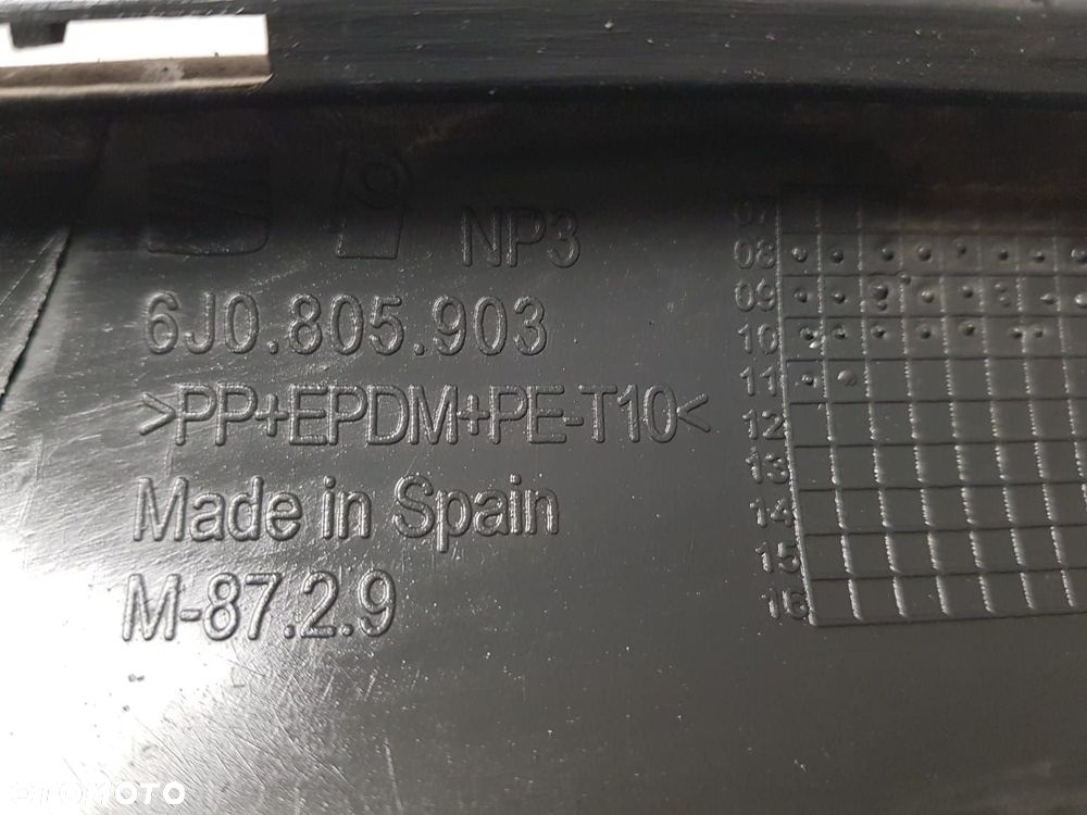 ZDERZAK DYFUZOR PRZÓD SPOILER PRZEDNI SEAT IBIZA IV 4 08-17r 6J0805903 - 4