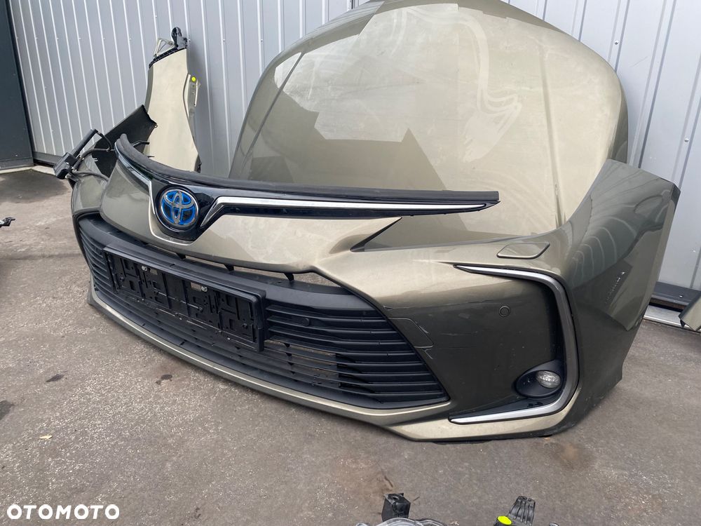 Toyota Corolla E21 E210 SEDAN  Hybrid HYBRYDA 2020r Kompletny przód MASKA BŁOTNIK LAMPA przednia REFLEKTOR LAMPY ZDERZAK pas przedni chłodnice KOMPLETNY CAŁY PRZÓD pokrywa silnika E 21  E 210 - 16