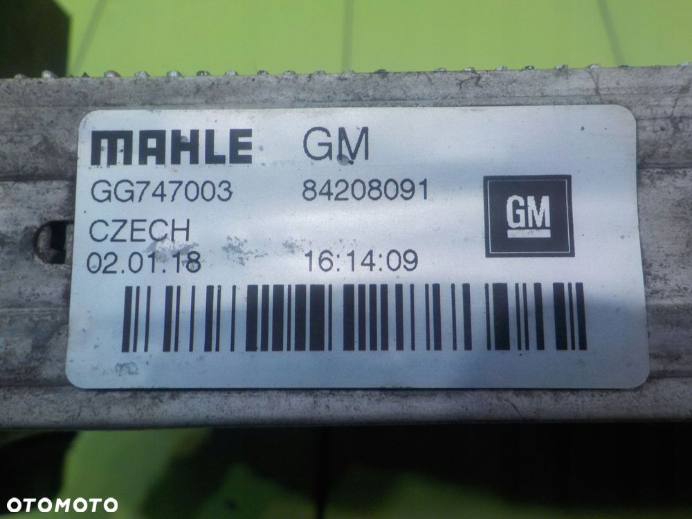 OPEL INSIGNIA B 1.6 CDTI 18r HB 5D intercooler 84208091 - 3