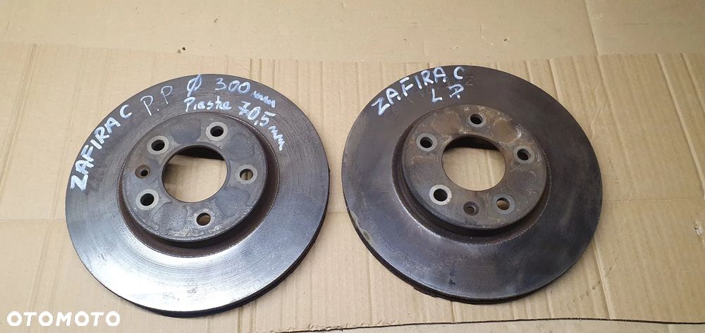 Tarcze hamulcowe przód przednie Opel Zafira C 1.4 Turbo - 1