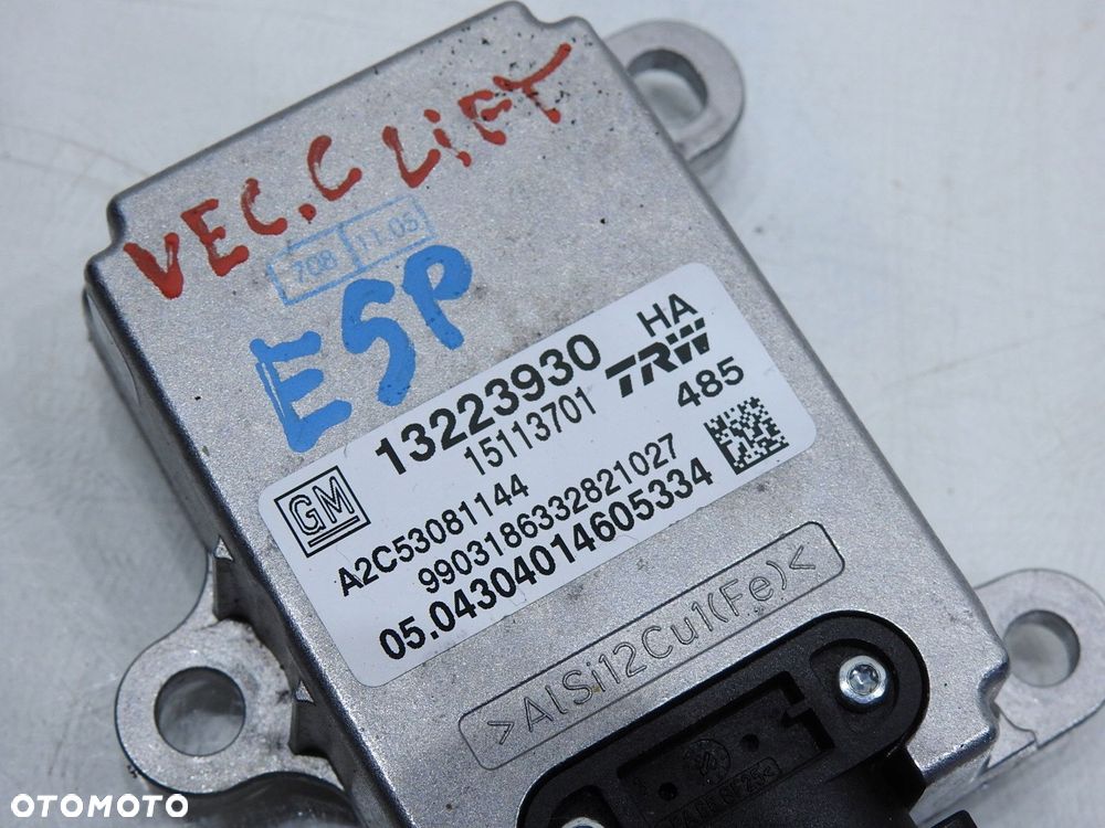 CZUJNIK SENSOR ESP OPEL VECTRA C 13223930 - 2