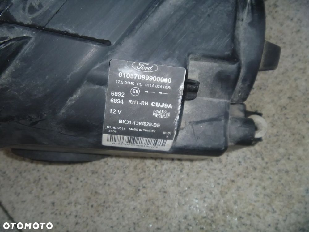 FORD TRANSIT MK8 2014 LAMPA PRZEDNIA PRAWA ORYGINAŁ EUROPA BK31-13W029-BE - 4