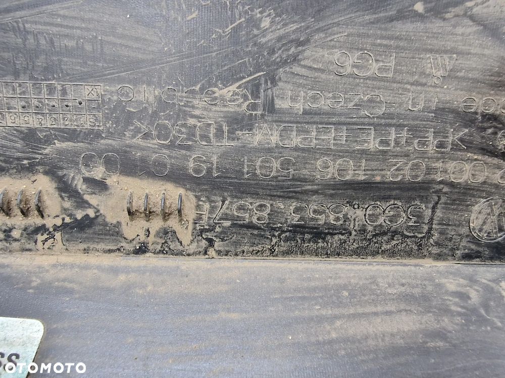 VW PASSAT B8 14- 3G0 LEWA LISTWA PROGOWA / NAKŁADKA PROGU , NR 3G0853857F , NR AUKCJI PR330 - 12