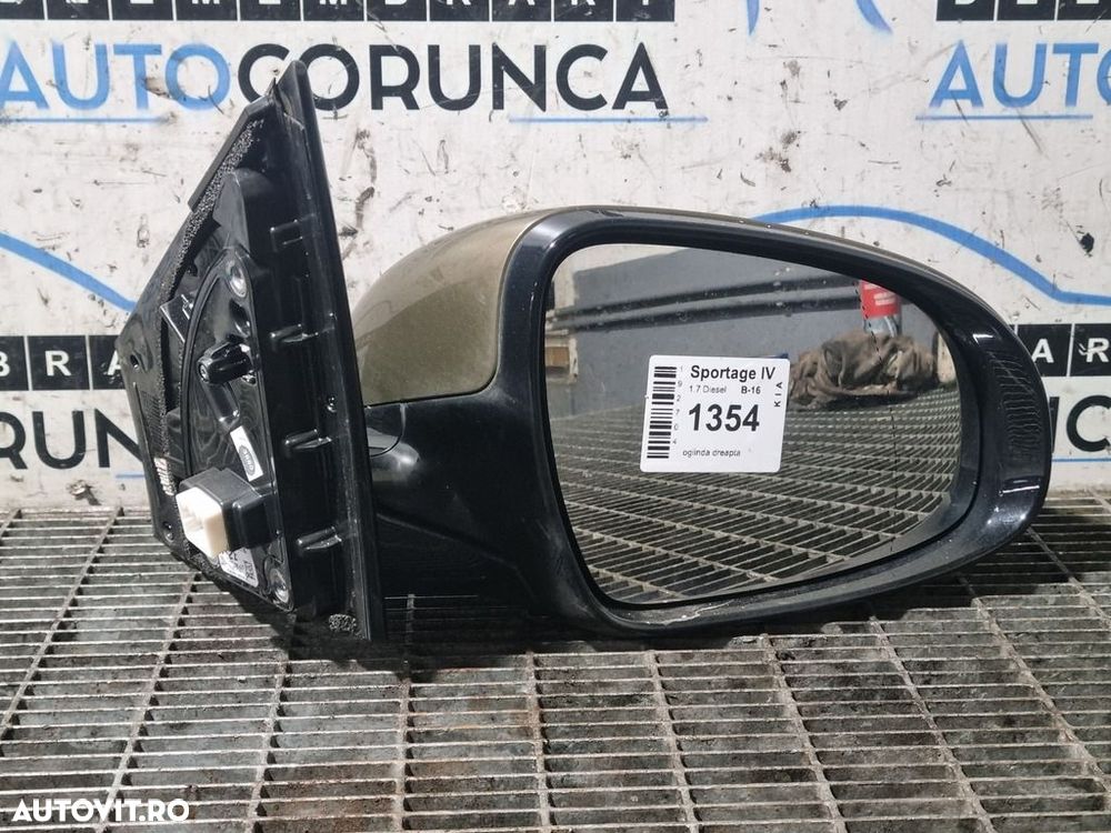Oglinda dreapta Kia Sportage IV 2016 - 2018 4 Usi Alchemygrăśn Metalizat 2E (1354) ... - 1