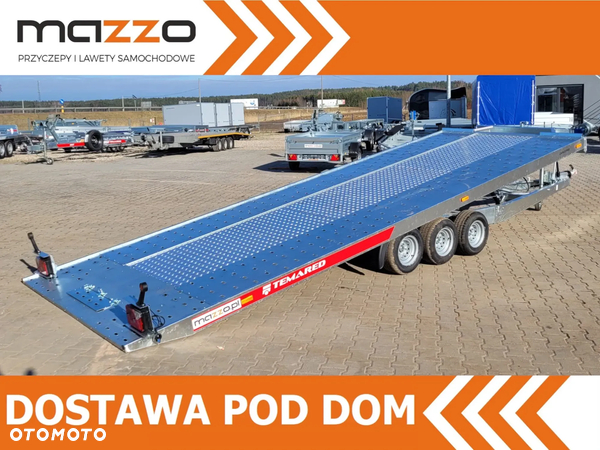 TEMARED Laweta uchylna hydraulicznie 580x206cm DMC3500kg 3-osiowa, wypełnienie z blachy SOLIDNA I MOCNA