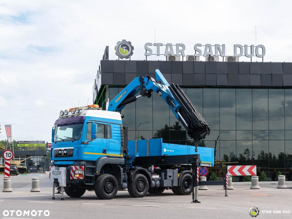 MAN TGA 33.480 6x6 PALFINGER PK 60002 HDS Żuraw Siodło Ciągnik - 9