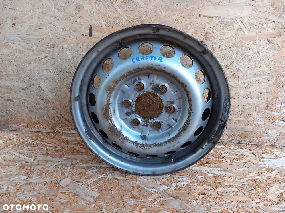 felga stalowa 6.5jx16h2 et62 r16 6x130 mercedes sprinter w906 vw crafter 2006-2017 a0014014802 - 4
