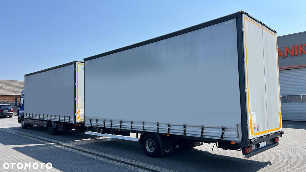 Mercedes-Benz ATEGO 1230 BIG SPACE FIRANKA PLANDEKA ZESTAW PRZESTRZENNY PRZEJAZDOWY - 3