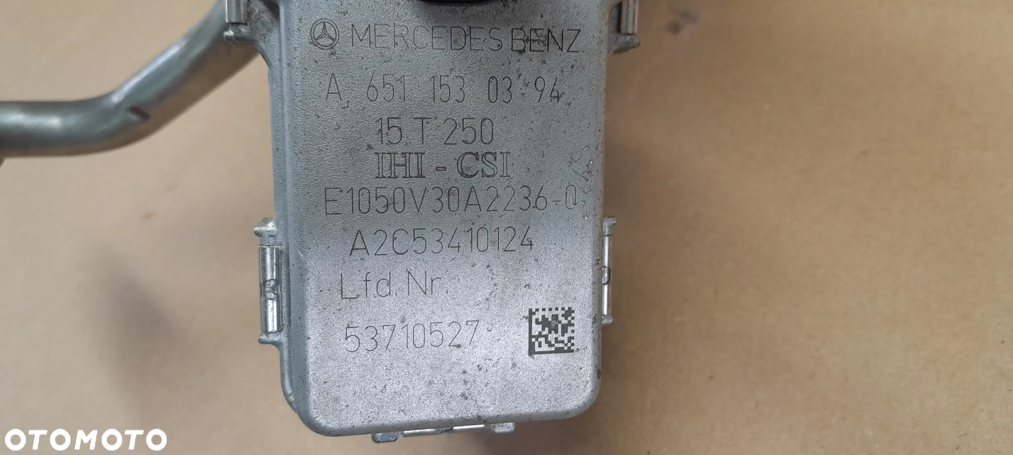 TURBOSPRĘŻARKA MERCEDES A KLASA W176 2.0 CDI A6510900586 - 5