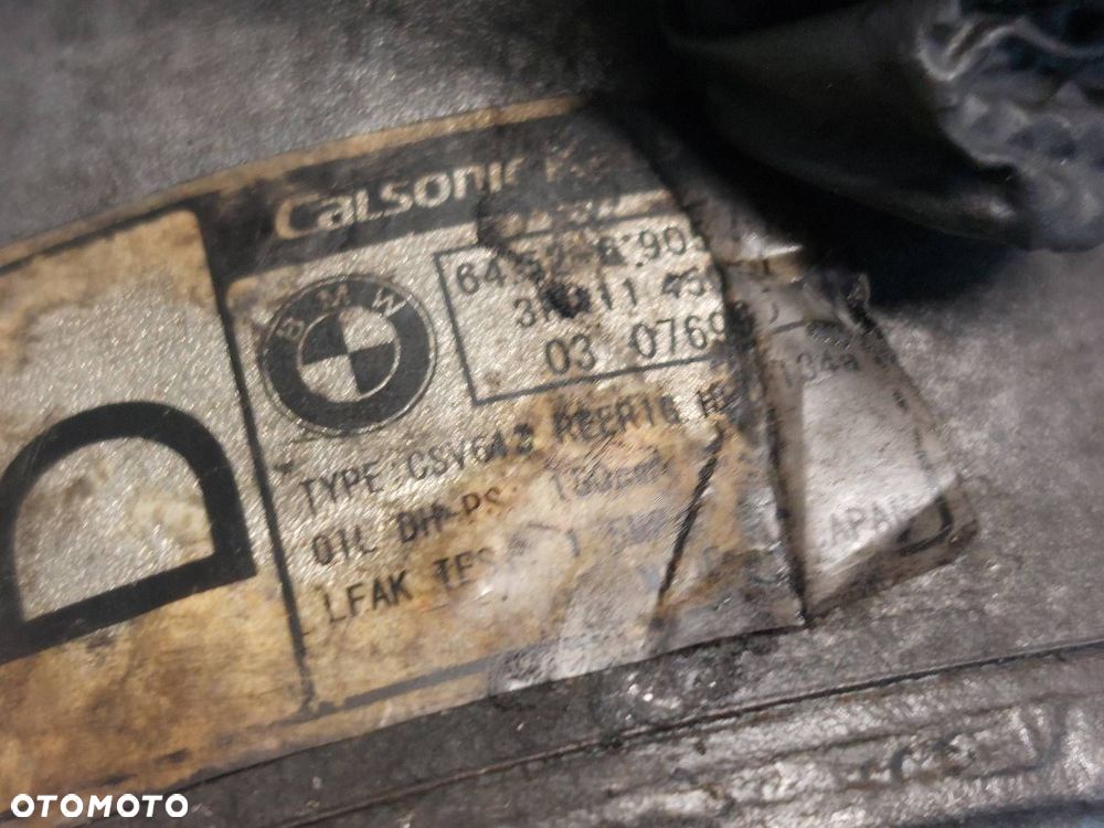 SPRĘŻARKA KOMPRESOR KLIMATYZACJI BMW E46 LIFT 320D 6905643 - 2