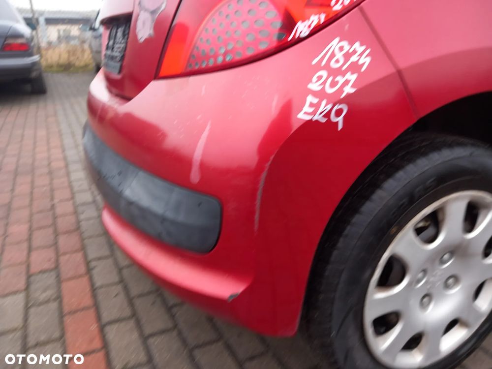 PEUGEOT 207 ZDERZAK TYLNY TYŁ KOLOR: EKQ - 2