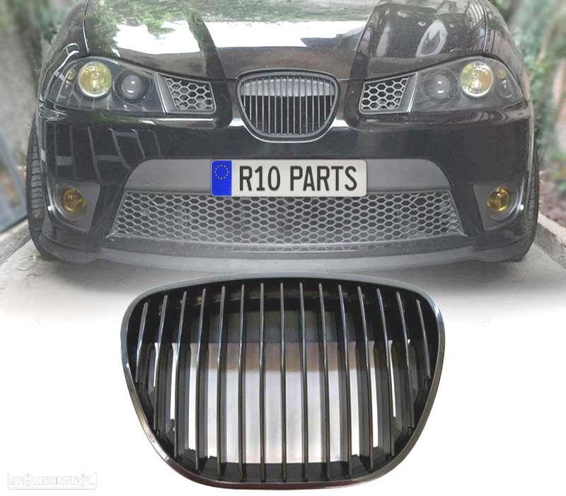 GRELHA FRONTAL SEAT IBIZA CORDOBA 6L 02-08 PRETO - 1
