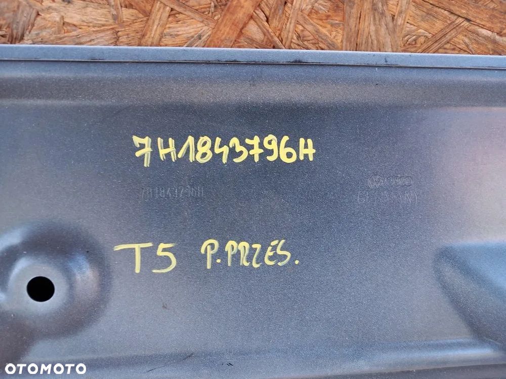 listwa maskownica prowadnicy drzwi przesuwnych vw transporter multivan t5 7h1843796h - 5