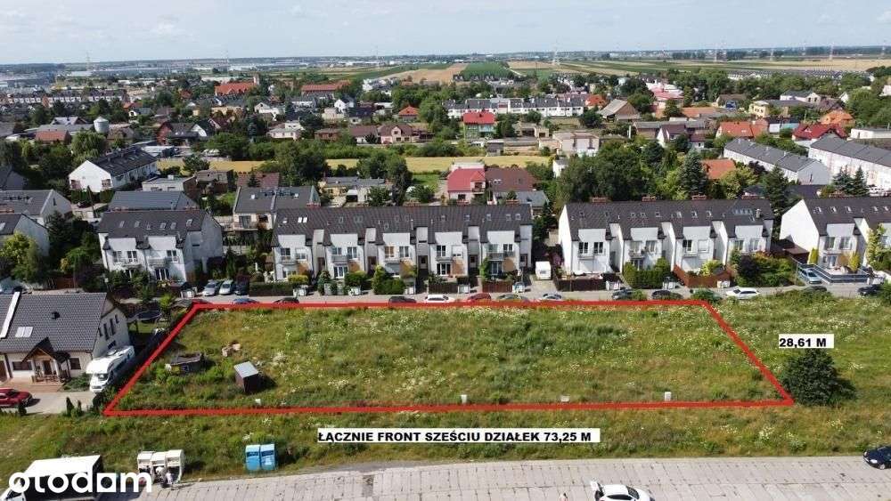 Centrum Plewisk, kompleks 6 działek (możliwość zakupu 2 sąsiadujących) - Pełny obrazek: 2/15