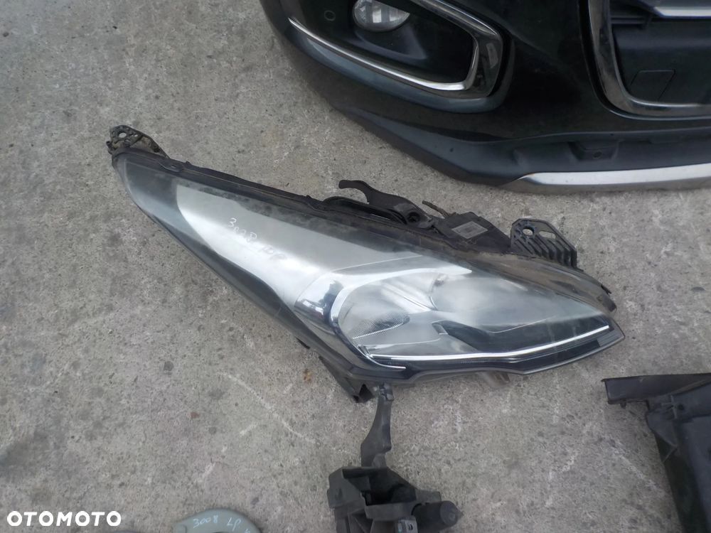 PEUGEOT 3008 I LIFT 1.6 E-HDI PRZÓD MASKA ZDERZAK BŁOTNIKI LAMPY ANGIELSKIE KOLOR KTPD - 15