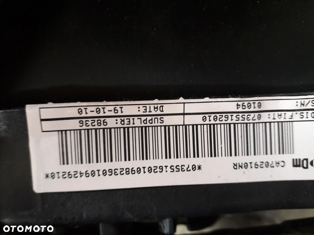 poduszka powietrzna kierownicy kierowcy 07355162010 Grande Punto Evo 1.2 - 4