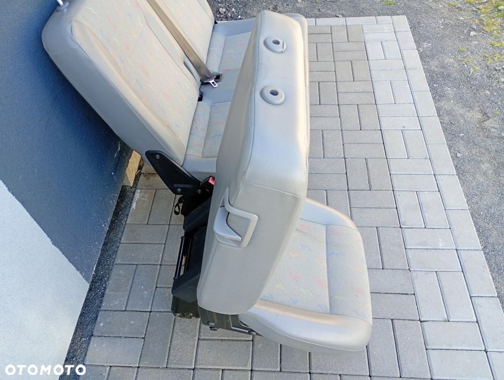 Kanapa Tył Siedzenie II Rząd Ławka Fotel Vw Transporter Caravelle T5 - 23