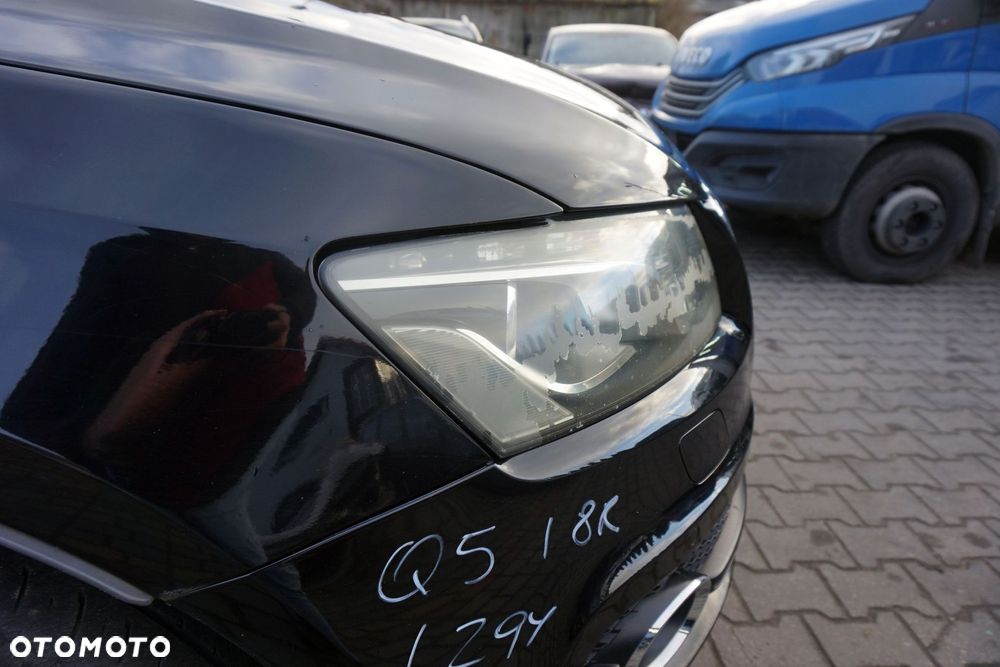 MASKA ZDERZAK BŁOTNIKI LAMPY Q5 I 8R LZ9Y XENON SPRYSKI S-LINE AUDI 2008-2012 CZARNY PRZÓD KOMPLETNY - 29