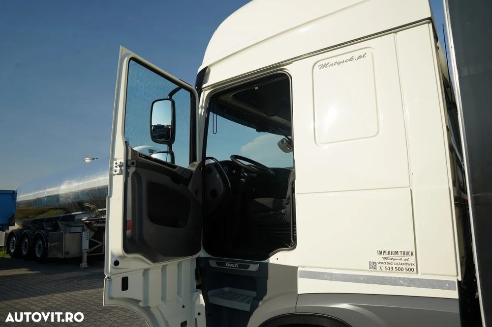 DAF XF 530 / 6X2 / CAMION RIGID / CAROSERIE CU PRELATĂ (CURTAINSIDER) - 7,75 M / PLAFON RIDICABIL / AXĂ RIDICABILĂ / EURO 6 - 22