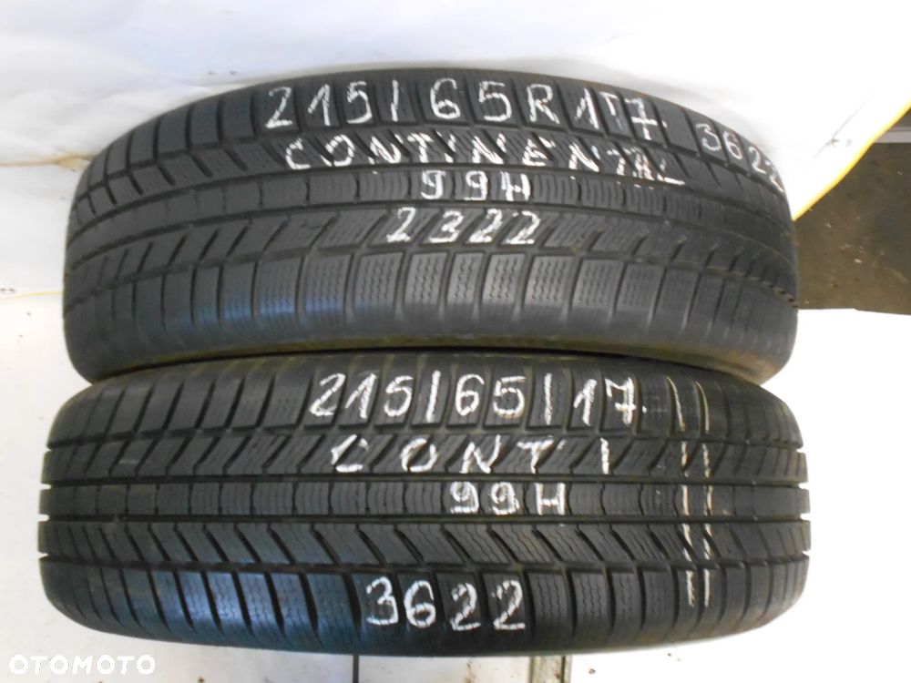 OPONY 215/65R17 CONTINENTAL WINTER CONTACT TS 870P DOT 3622 8.3MM - 1