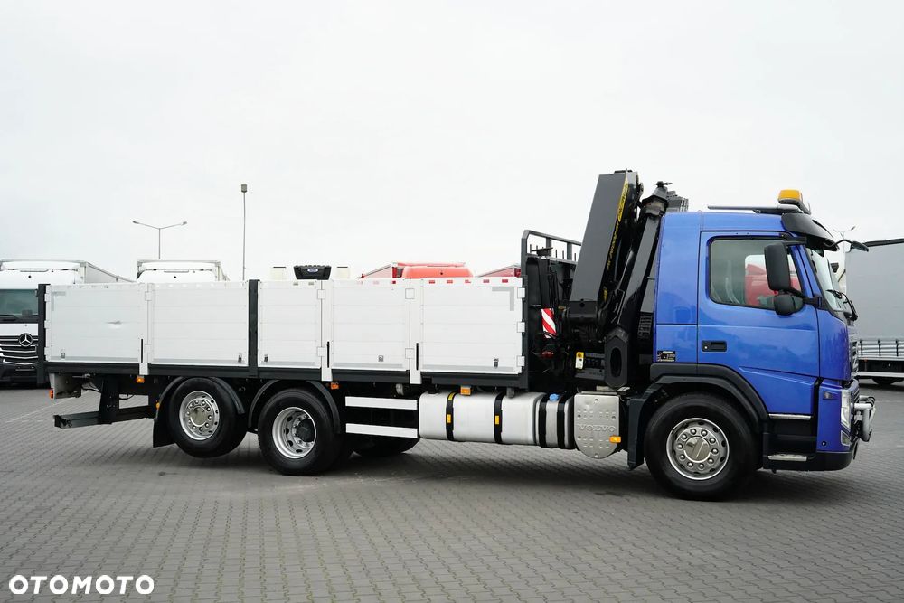 Volvo FM / 420 / 6 X 2 / SKRZYNIOWY + HDS / PALFINGER PK 26002 / WYS. 17 M / OŚ SKRĘTNA - 6