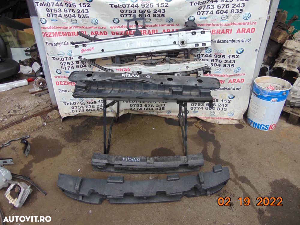 Trager Nissan Qashqai 2013-2020 tregher calandru fata suport radiatoare armatura intaritura bara fu - 1