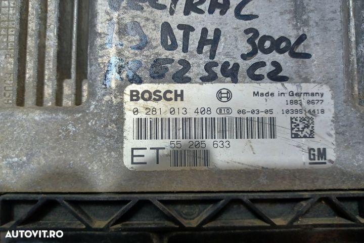 Calculator motor ECU 0281013408 - 1.9 DTH 0281013408 - 1.9 DTH Opel V - 3