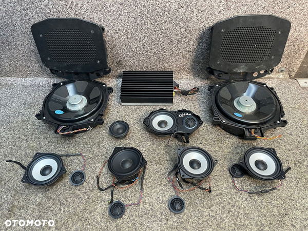 Glosniki glosnik wzmacniacz HiFi subwoofer syczki zestaw audio BMW E70 X5
