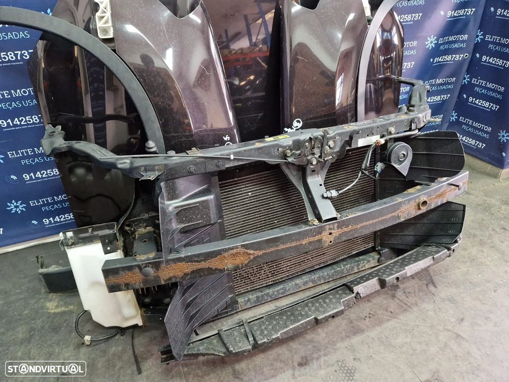 Frente completa usada NISSAN QASHQAI J10 1.6 capot parachoques guardalamas oticas radiadores - 11