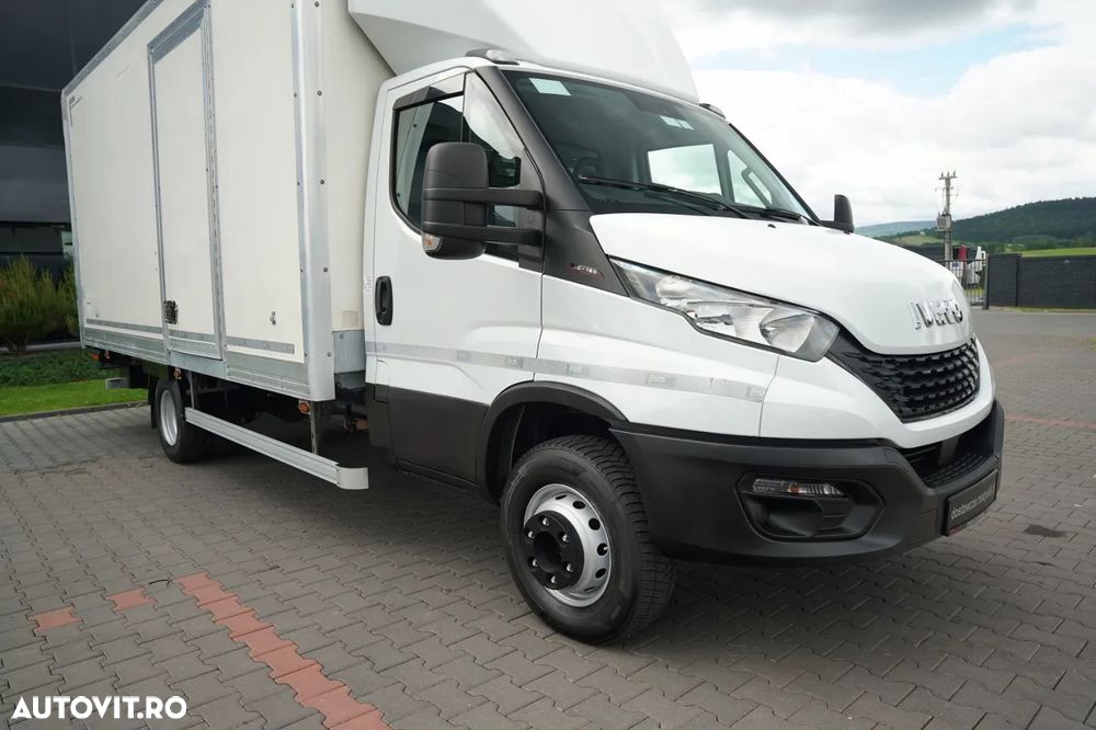 Iveco DAILY 70 - 160 / CONTAINER 5.2 m / DHOLLANDIA LIFT / GVW: 7.000 KG / 2021 / IMPORTAT - 10