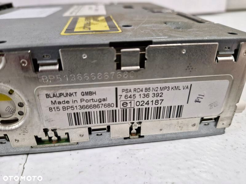 CITROEN C4 1 I RADIO FABRYCZNE CD 9659139677 - 7