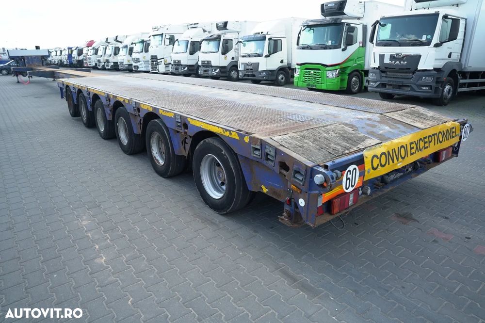 Faymonville BETON JOS / SPZ-6WAAU / EXTENSIBIL / TRANSPORTATOR / 30,3 M / MASĂ NETĂ: 88 T / AXE DE DIRECȚIE / SAF - 14