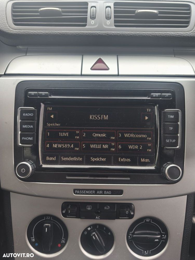 Radio cd player RCD 510 original Volkswagen Passat B6 B7 Golf Touran - 1