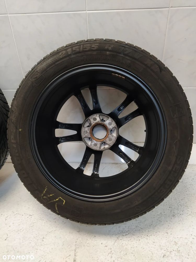 JEEP CHRYSLER TOYOTA 7.5X17 FELGI ALUMINIOWE R17 ET50 OPONY SEMPERIT 215/55 KOŁA - 4