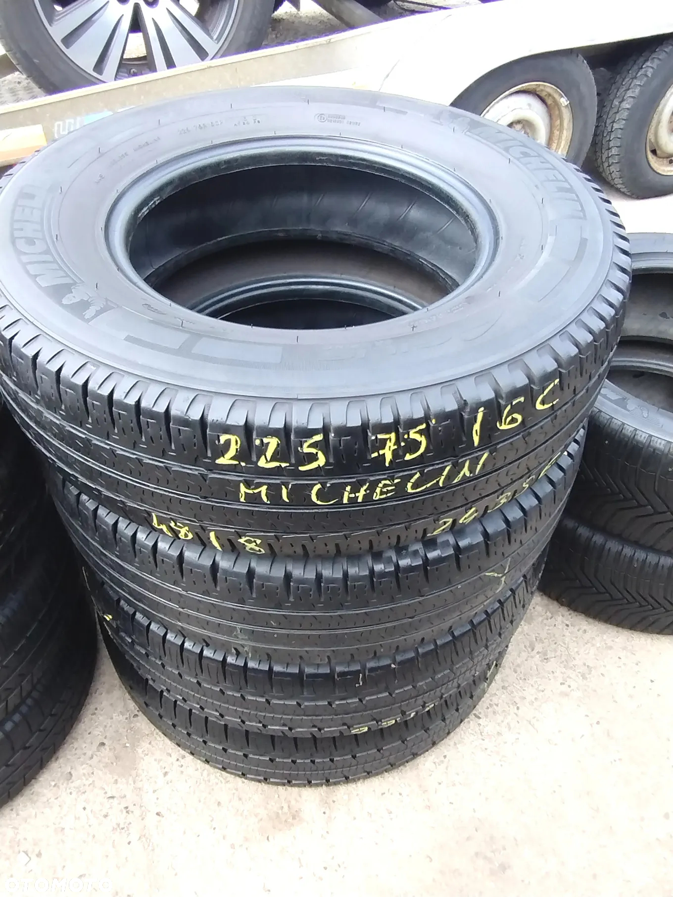 225/75R16C Opony Letnie Lato MICHELIN AGILIS CAMPING 7-5mm Legnica ALU-RAD 225/75 - 6