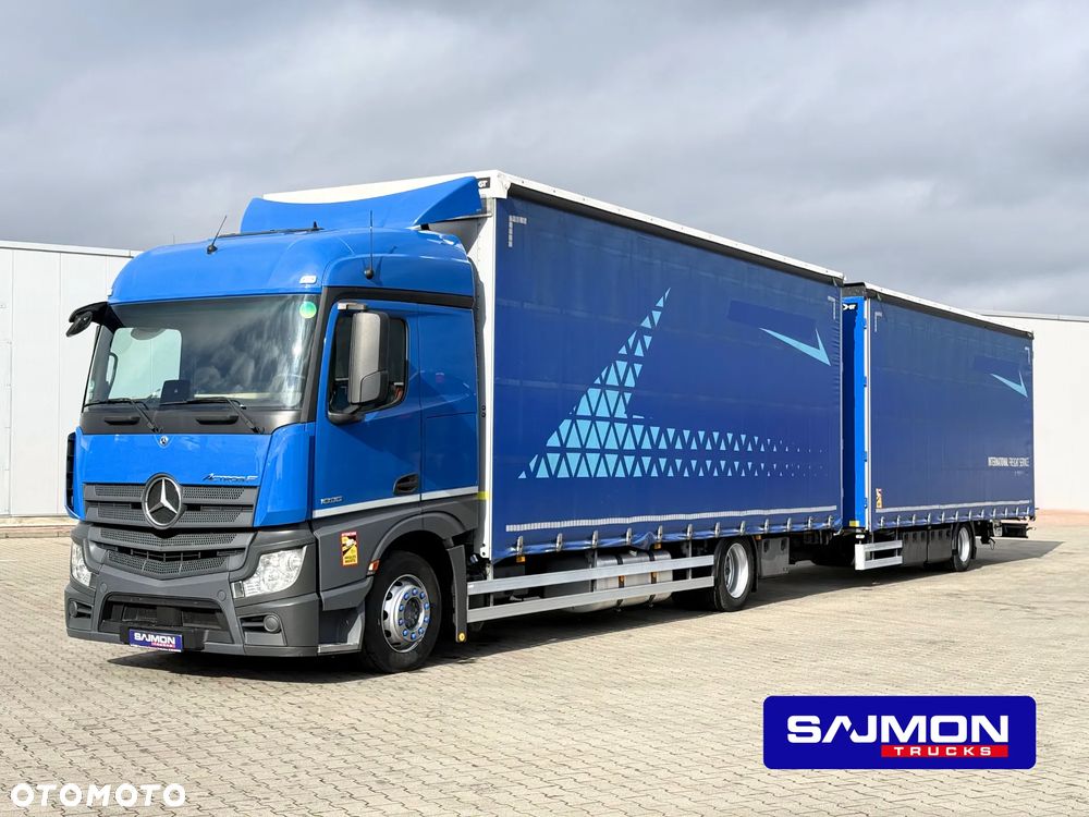 Mercedes-Benz ACTROS F 1836 / ZESTAW TANDEM 120 M3 / PRZEJAZDOWY / 7,75 M + 7,75 M / SALON PL - 1