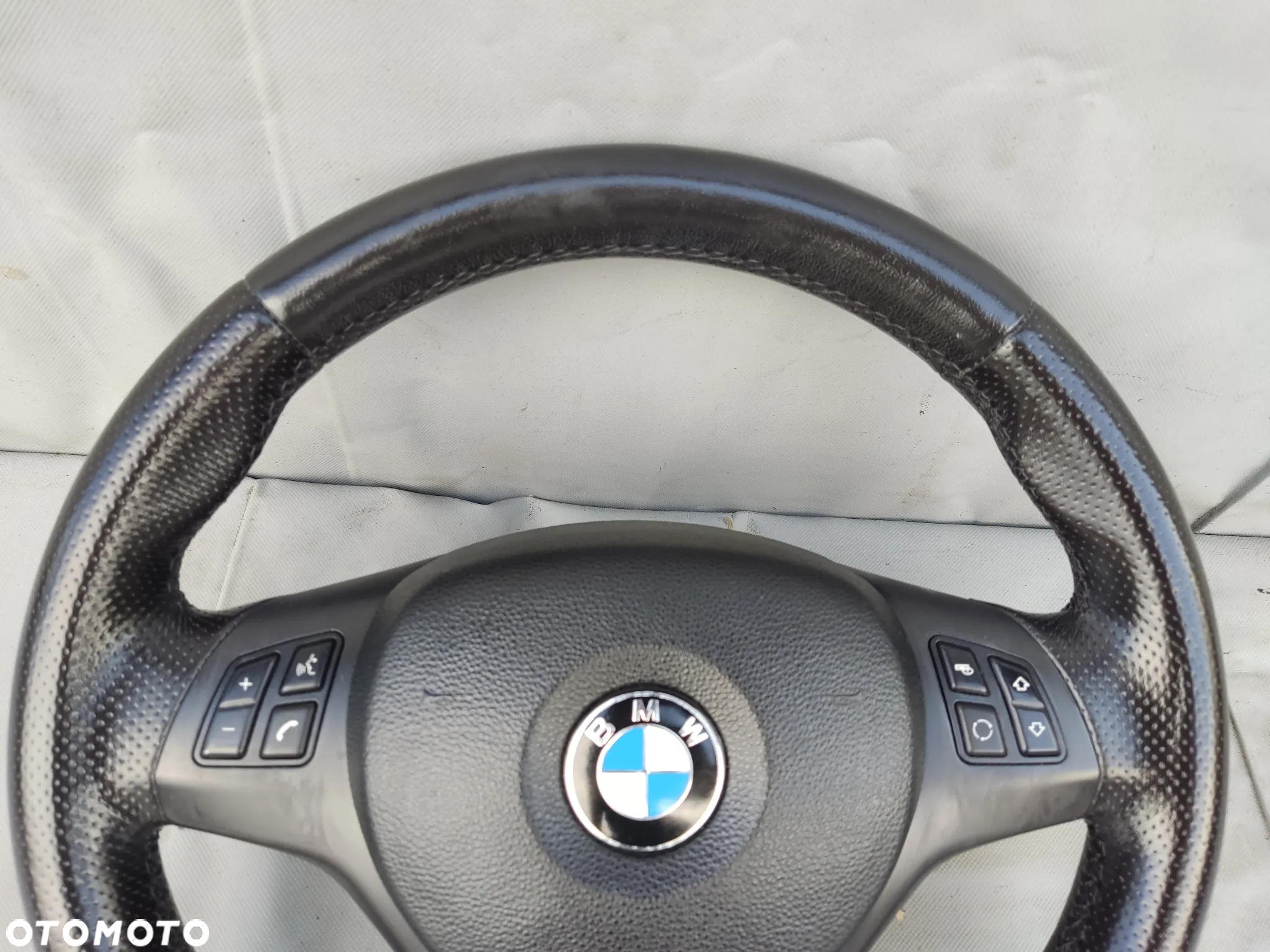 BMW 1 E87 M PAKIET KIEROWNICA MULTIFUNKCJA SKÓRA AIRBAG - 2