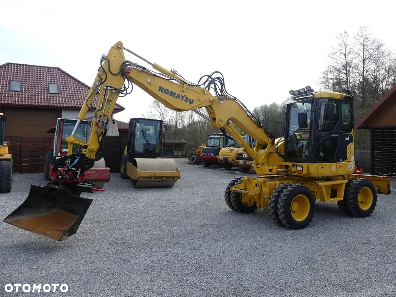 Komatsu PW98MR-8 ROTOTILT ZE SZCZYPCAMI / Z Niemiec // - 9