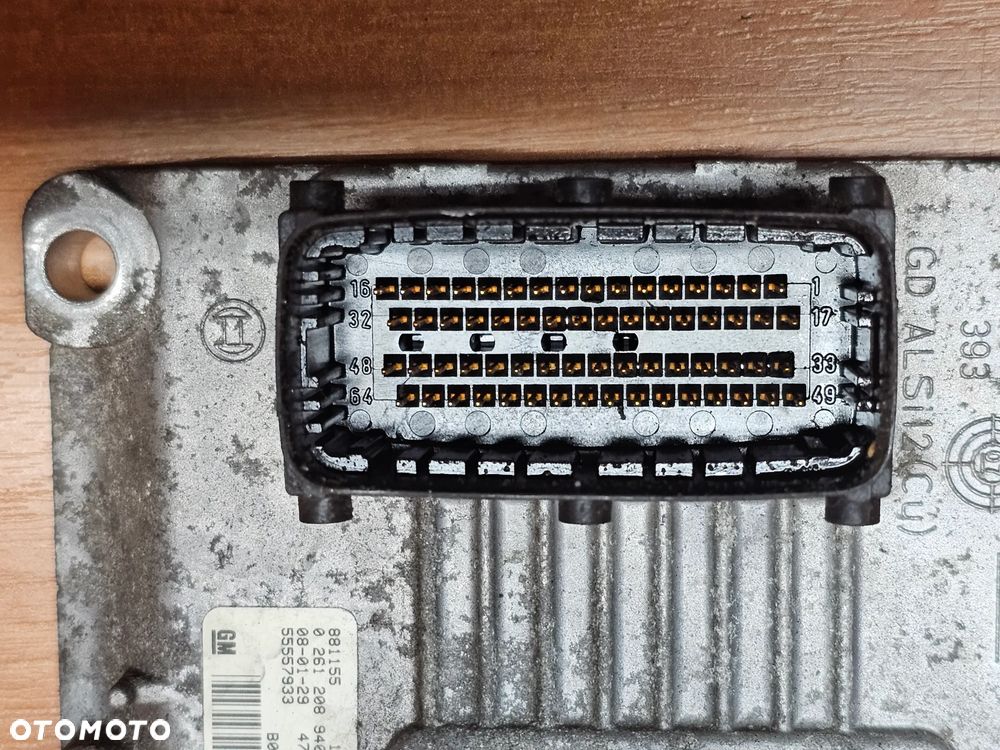 ZESTAW STARTOWY LICZNIK CIM STEROWNIK 55557933 STACYJKA SKRZYNKA OPEL CORSA D 1.2 B  Z12XEP 100% OK - 8