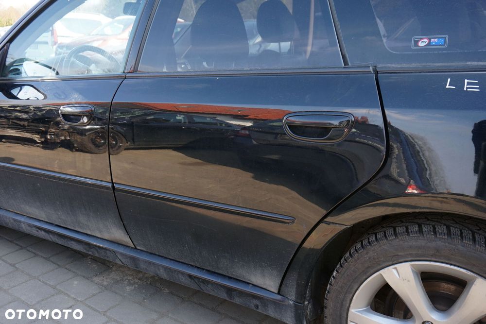 DRZWI TYLNE LEWE LEGACY IV BL LIFT KOMBI 32J  CZARNY SUBARU 2006-2009 - 2